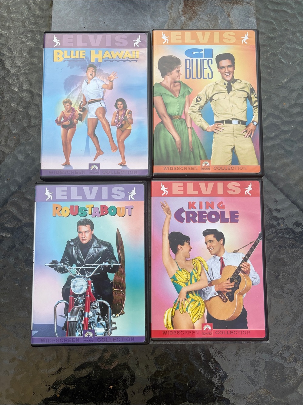 Elvis 4-Movie DVD Collection - Multicolor Covers